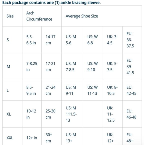 OS1st AF7 Ankle Bracing Sleeve Right Foot Large Black Brace25 - Picture 6 of 6